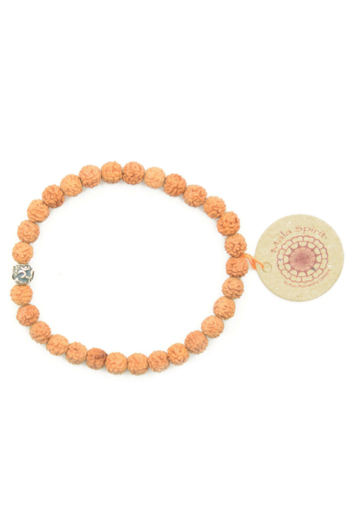 Silver Aum Mala Armband – Bild 2