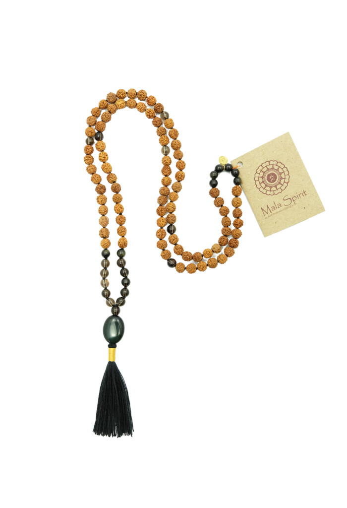 Obsidian mala