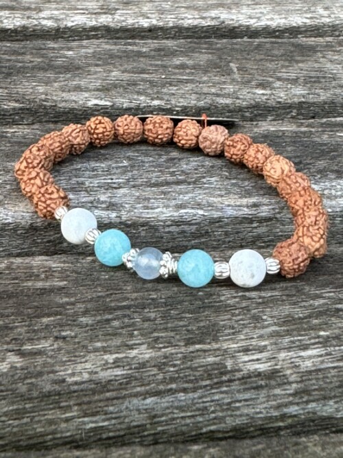 aquamarijn howliet armband
