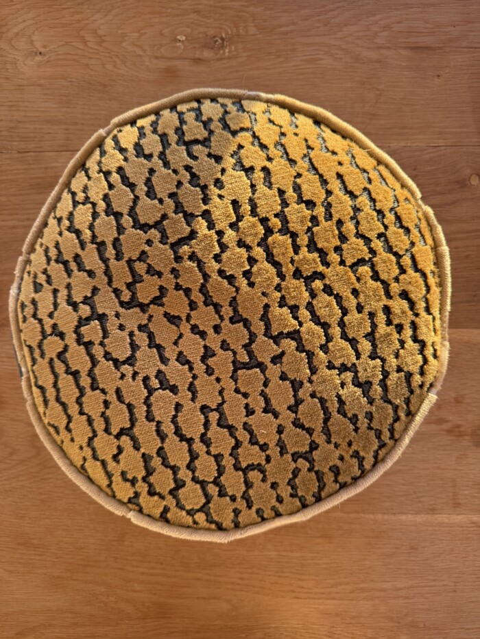 meditatiekussen goud blauw