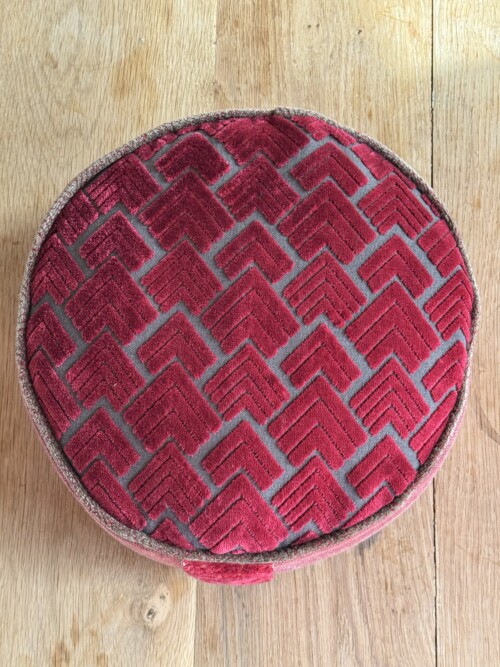 meditatie kussen rood